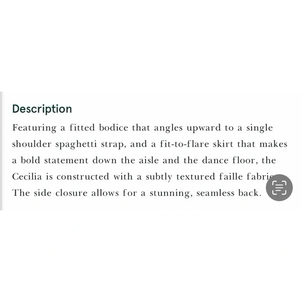 NEW Amsale Dress Cecilia Platinum Sleeveless - Picture 10 of 10